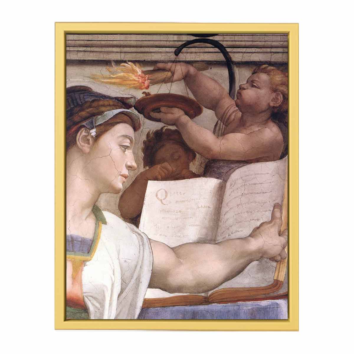 The Erythraean Sibyl (detail) By Michelangelo Buonarroti