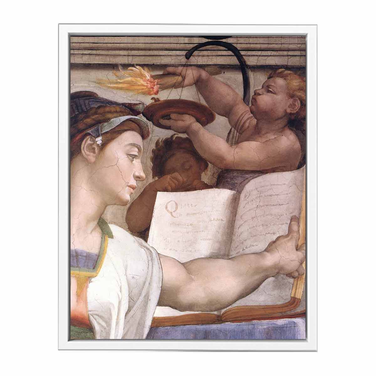 The Erythraean Sibyl (detail) By Michelangelo Buonarroti