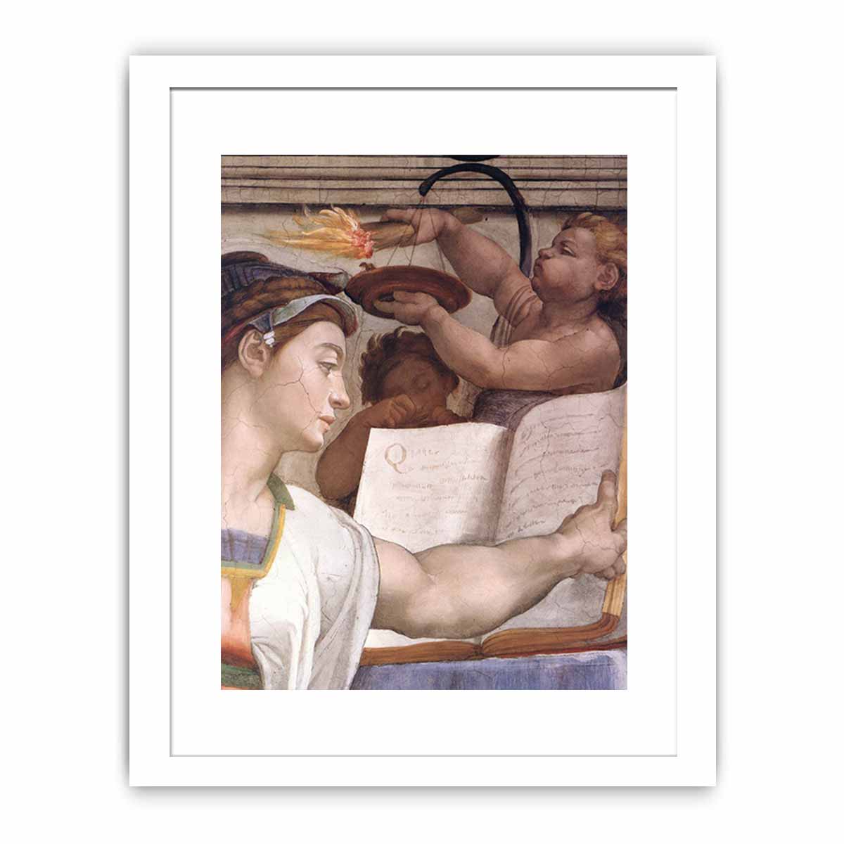 The Erythraean Sibyl (detail) By Michelangelo Buonarroti
