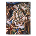 The Last Judgment (detail) By Michelangelo Buonarroti