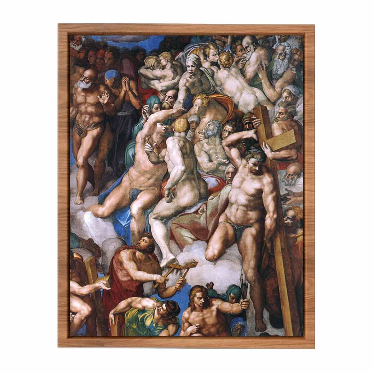 The Last Judgment (detail) By Michelangelo Buonarroti