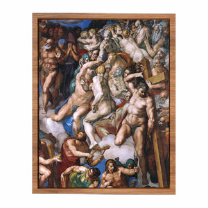 The Last Judgment (detail) By Michelangelo Buonarroti