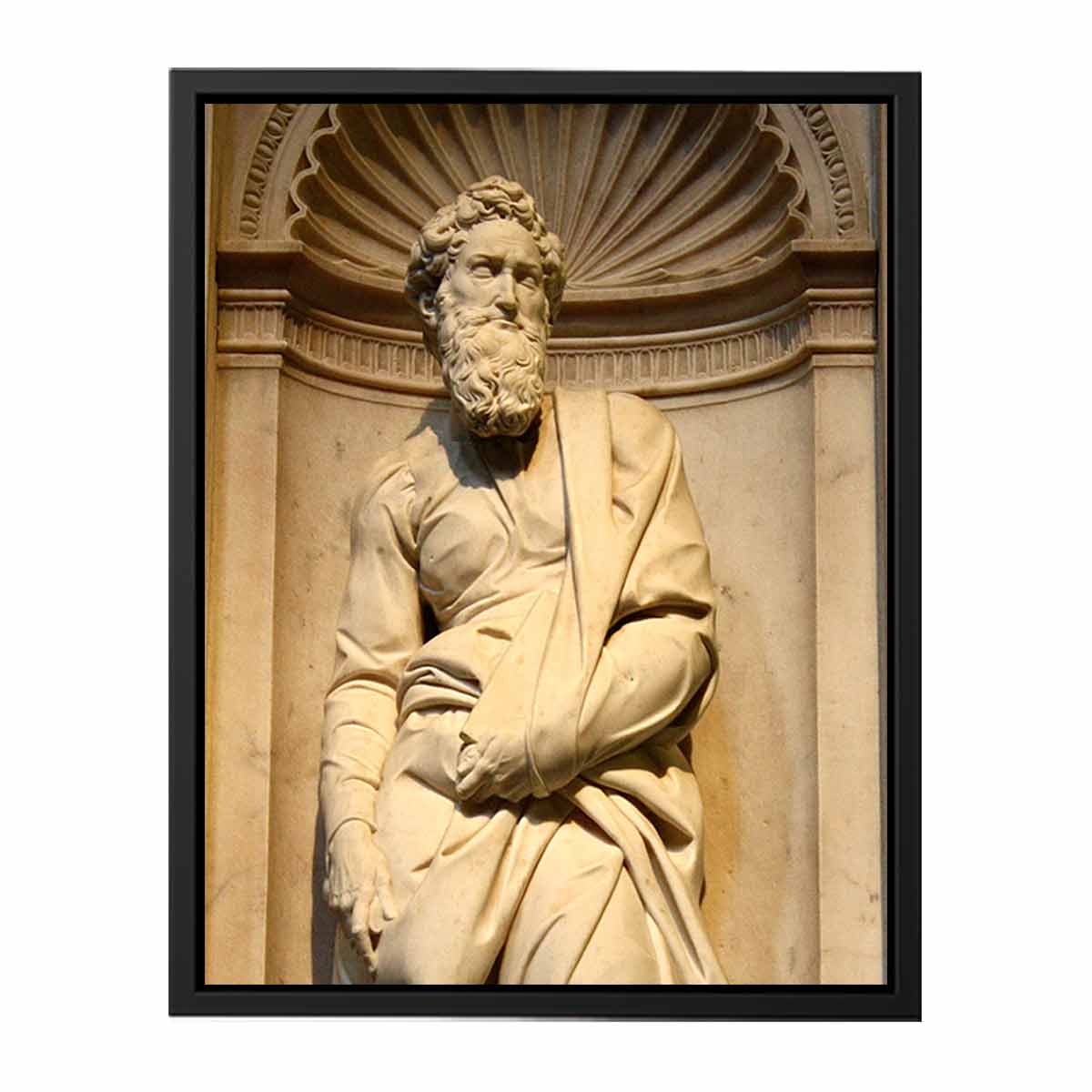 Statue of Saint Paul by Michelangelo Buonarroti in the Cathedral of Siena