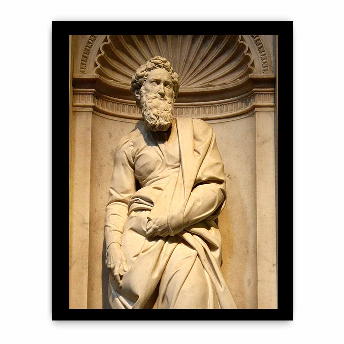 Statue of Saint Paul by Michelangelo Buonarroti in the Cathedral of Siena