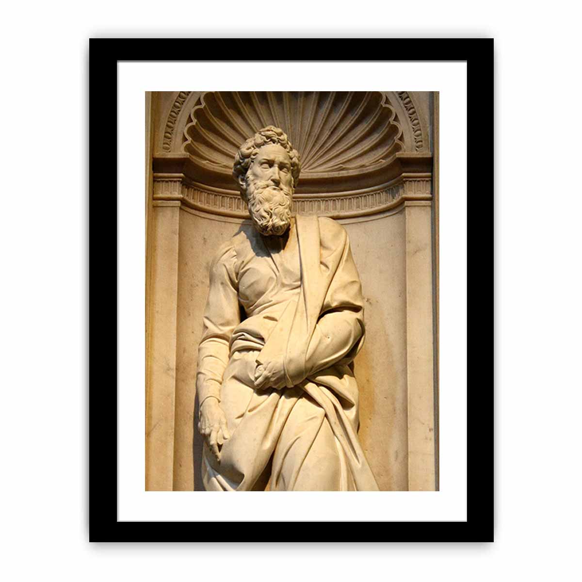 Statue of Saint Paul by Michelangelo Buonarroti in the Cathedral of Siena