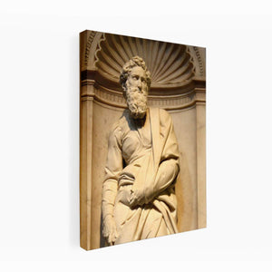 Statue of Saint Paul by Michelangelo Buonarroti in the Cathedral of Siena