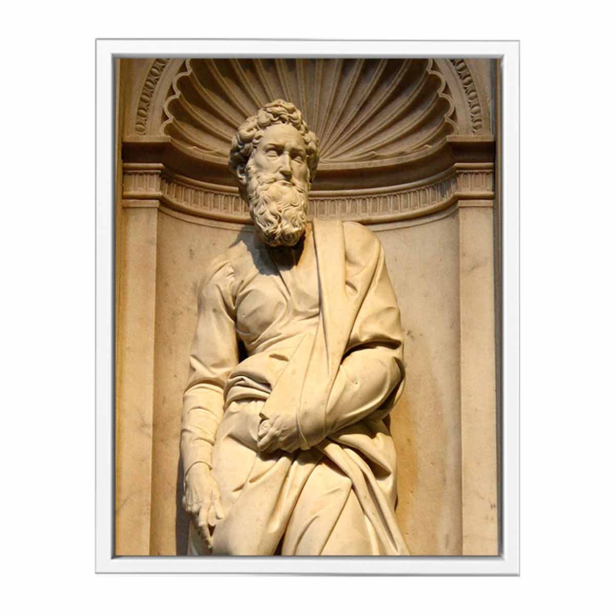 Statue of Saint Paul by Michelangelo Buonarroti in the Cathedral of Siena