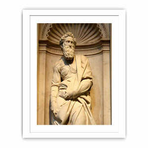 Statue of Saint Paul by Michelangelo Buonarroti in the Cathedral of Siena
