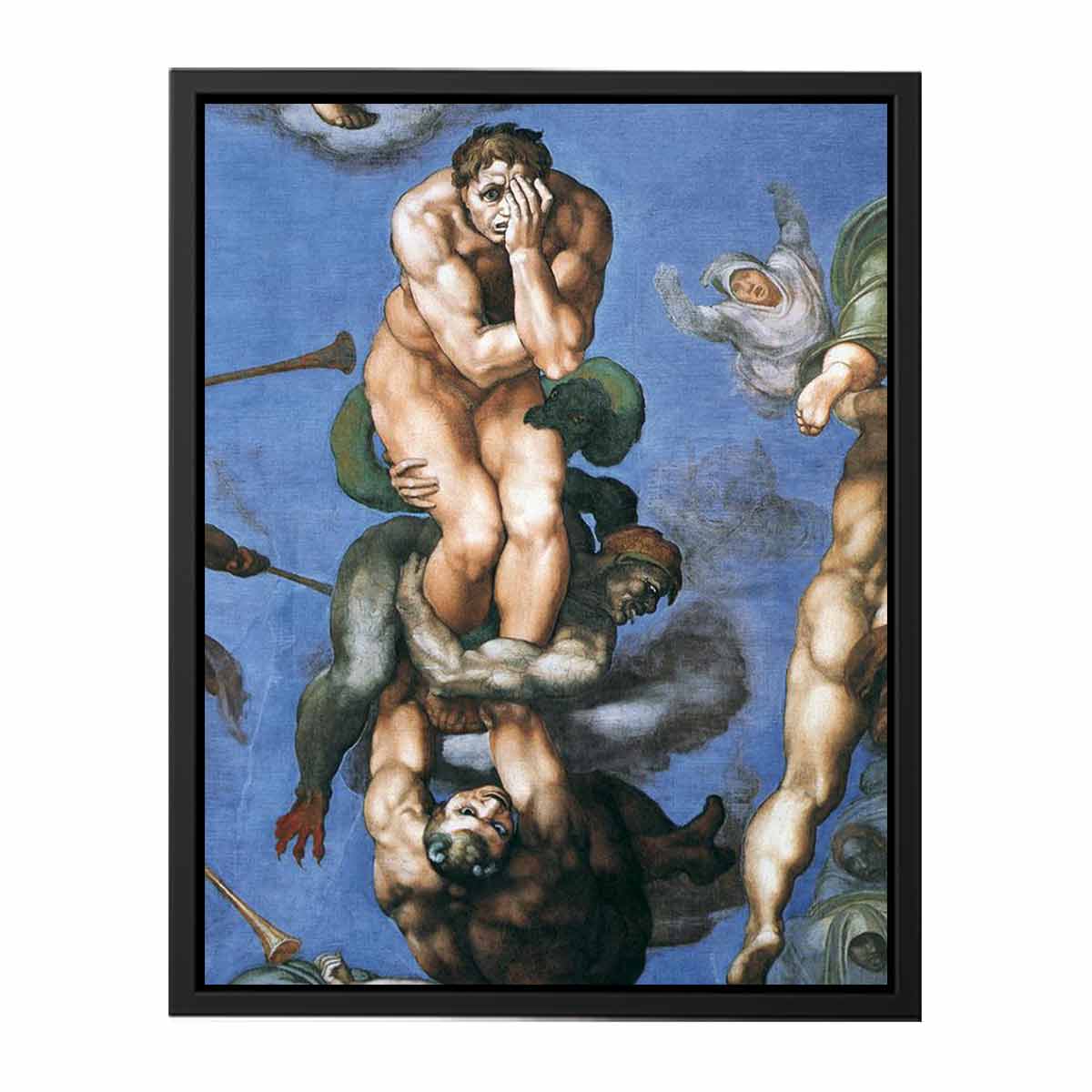 The Last Judgment (detail) By Michelangelo Buonarroti