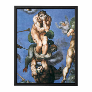 The Last Judgment (detail) By Michelangelo Buonarroti