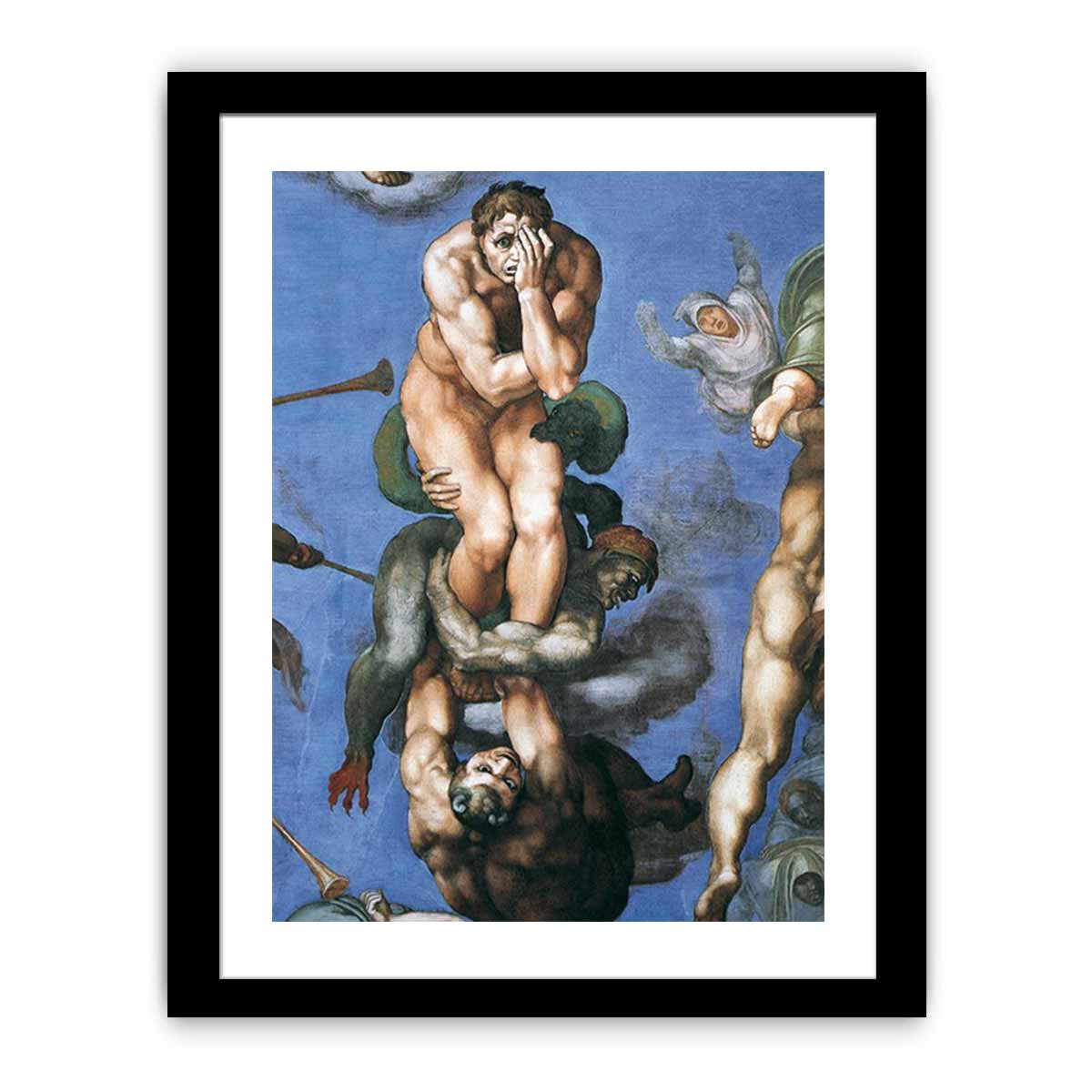 The Last Judgment (detail) By Michelangelo Buonarroti