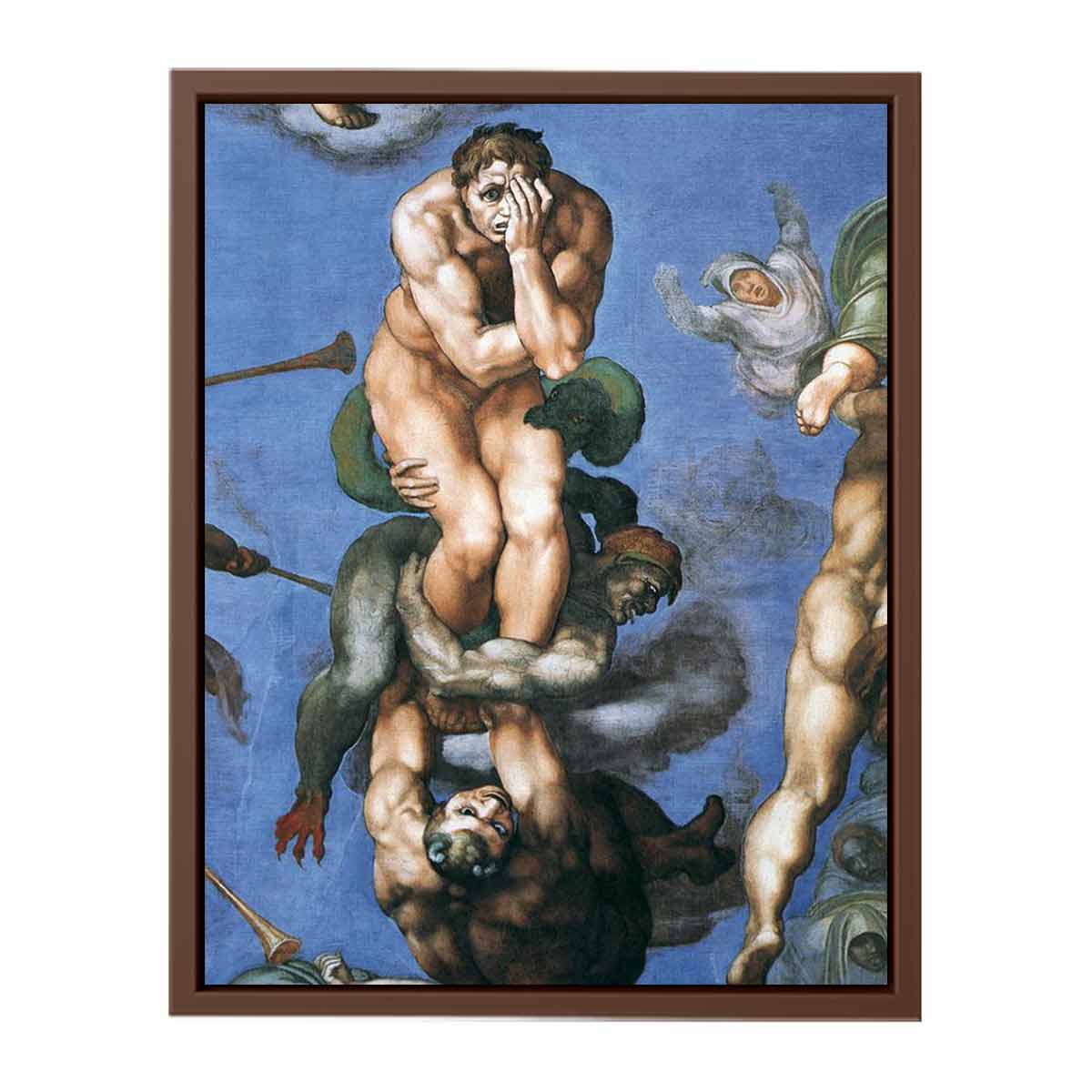 The Last Judgment (detail) By Michelangelo Buonarroti