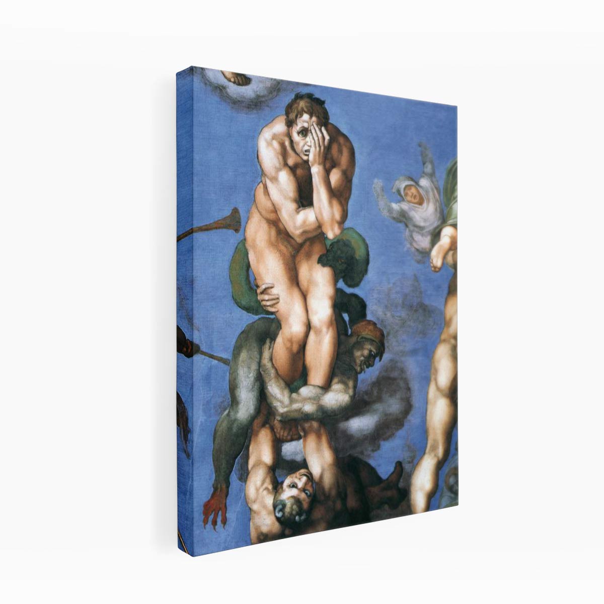 The Last Judgment (detail) By Michelangelo Buonarroti