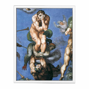 The Last Judgment (detail) By Michelangelo Buonarroti