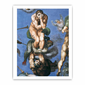 The Last Judgment (detail) By Michelangelo Buonarroti