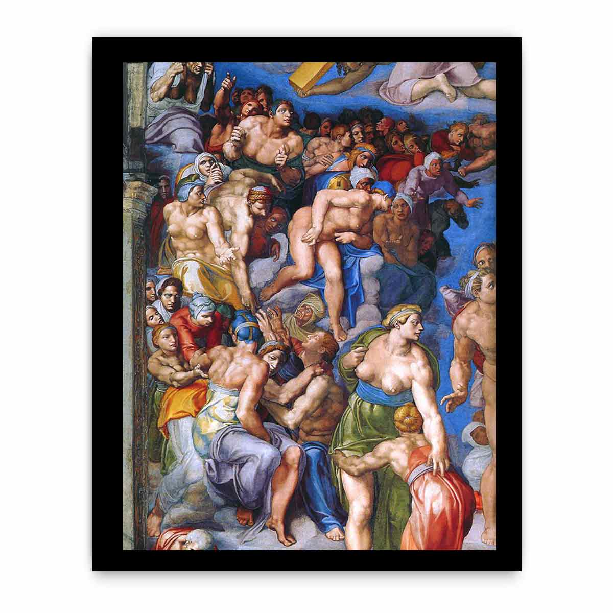 The Last Judgment (detail) By Michelangelo Buonarroti