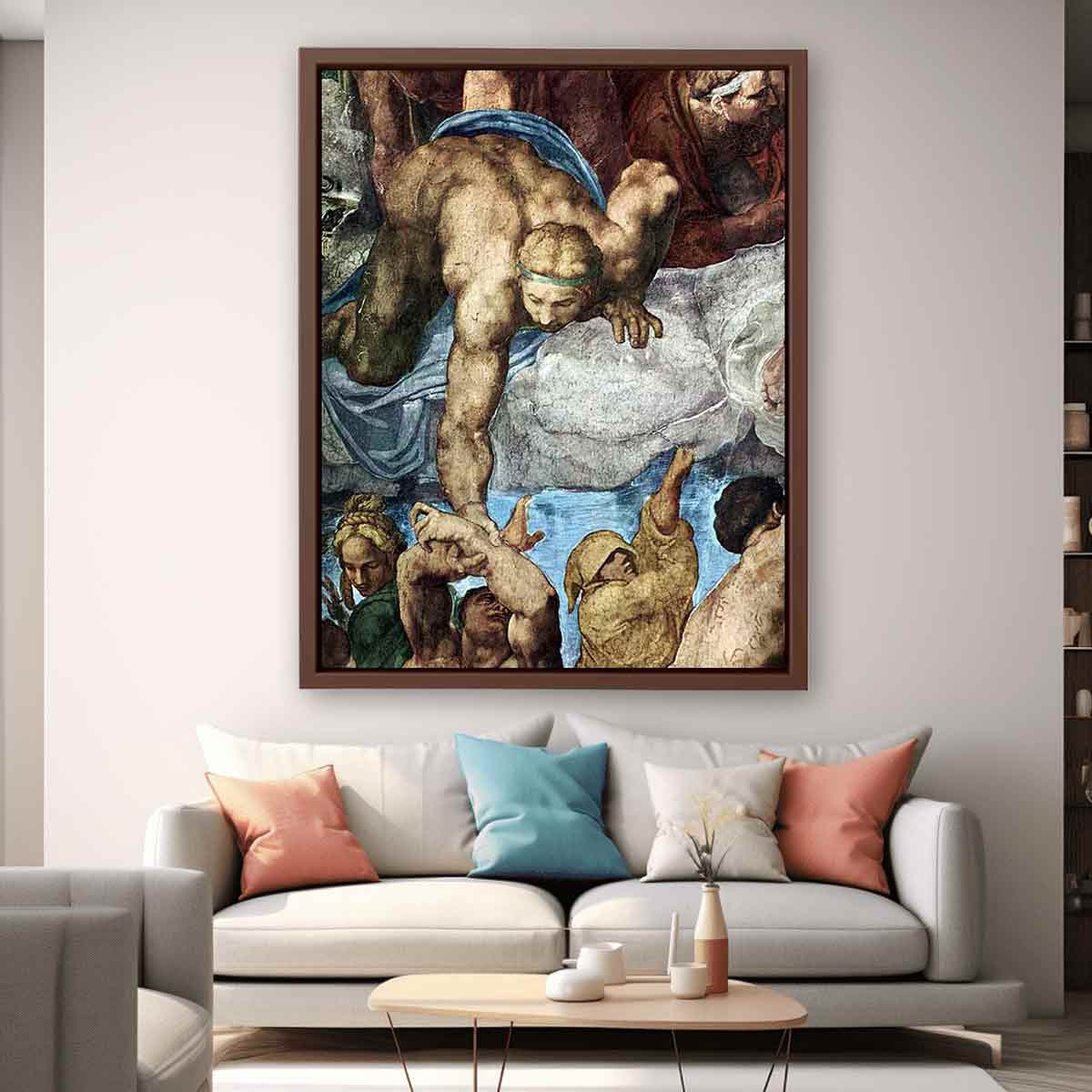 The Last Judgment (detail) By Michelangelo Buonarroti