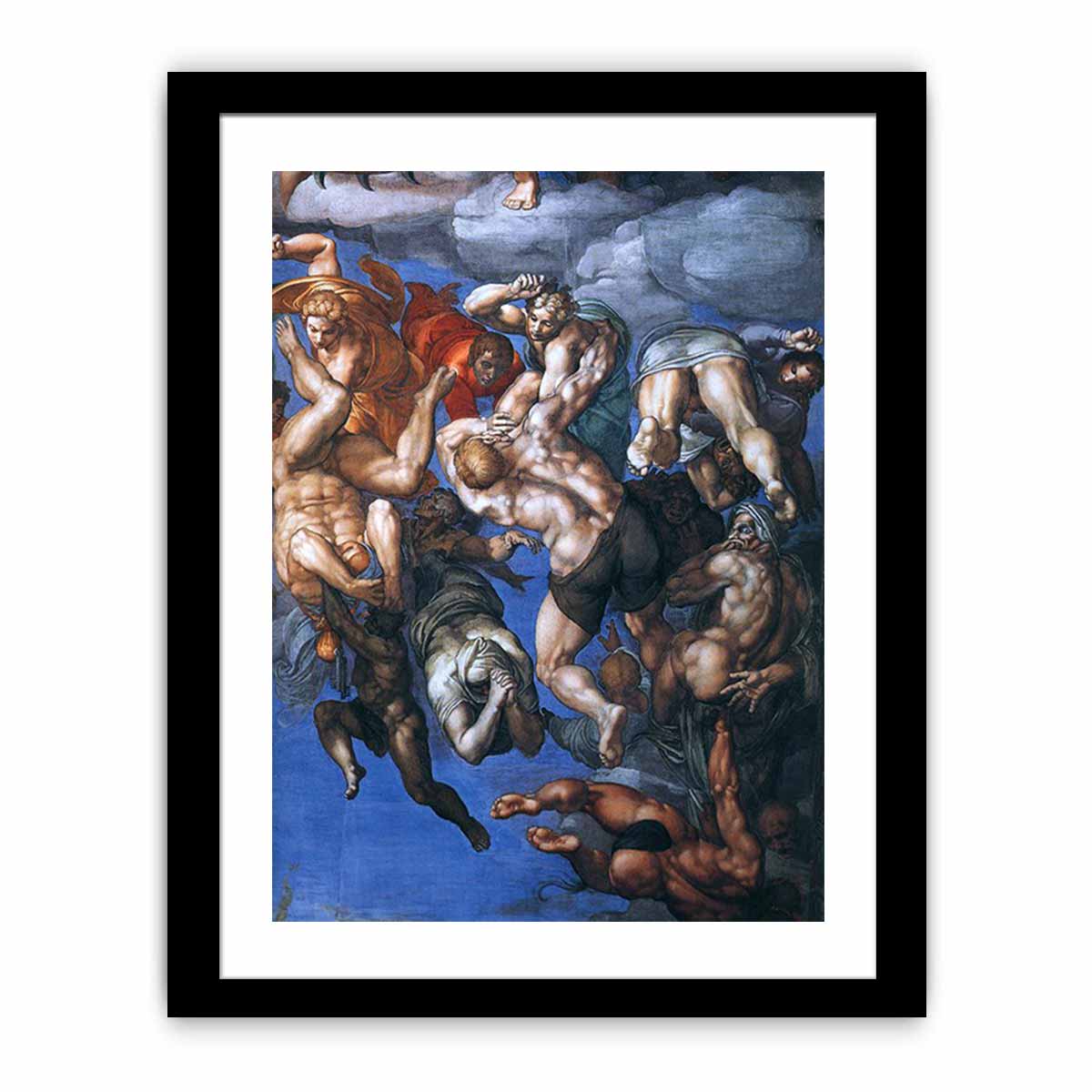 The Last Judgment (detail) By Michelangelo Buonarroti