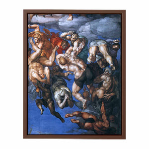 The Last Judgment (detail) By Michelangelo Buonarroti
