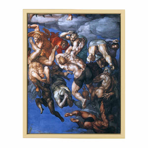 The Last Judgment (detail) By Michelangelo Buonarroti