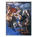 The Last Judgment (detail) By Michelangelo Buonarroti