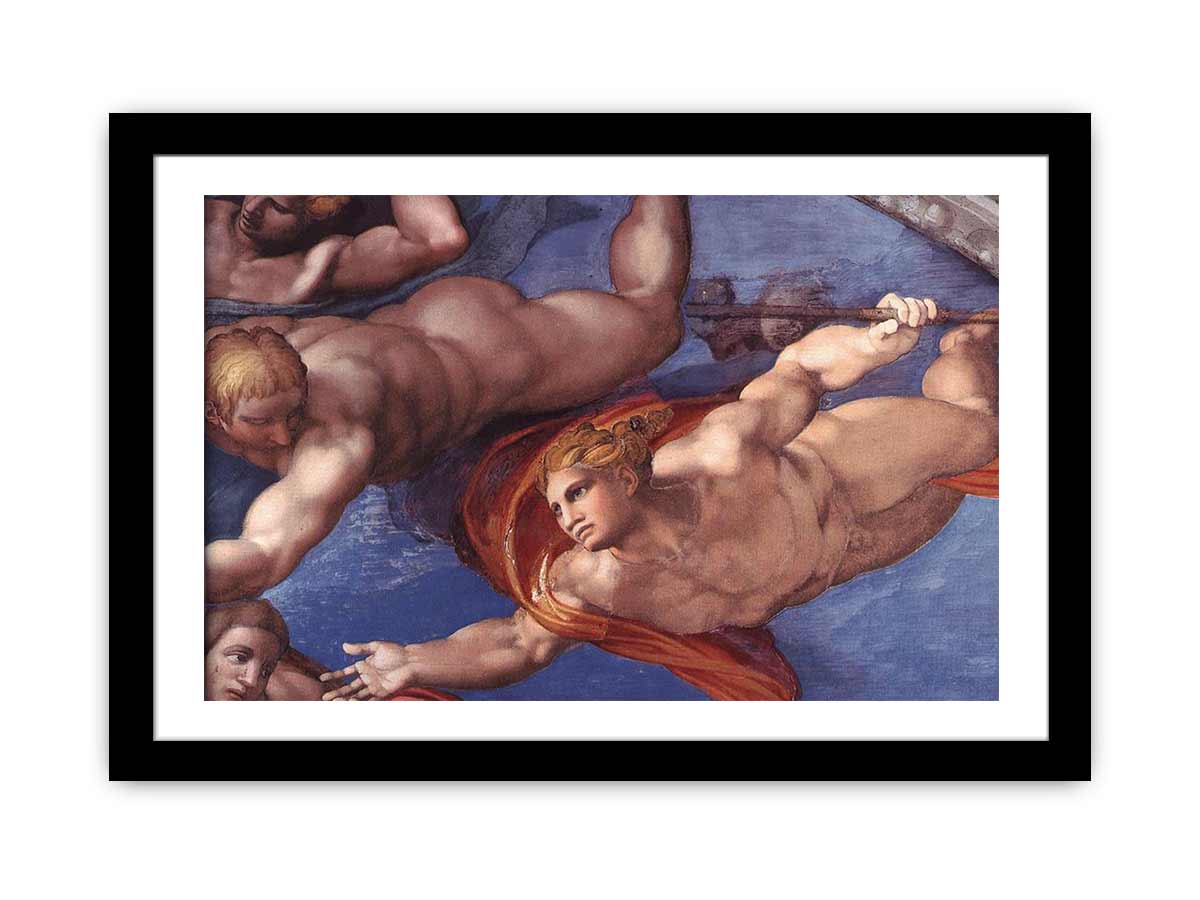 The Last Judgment (detail) By Michelangelo Buonarroti
