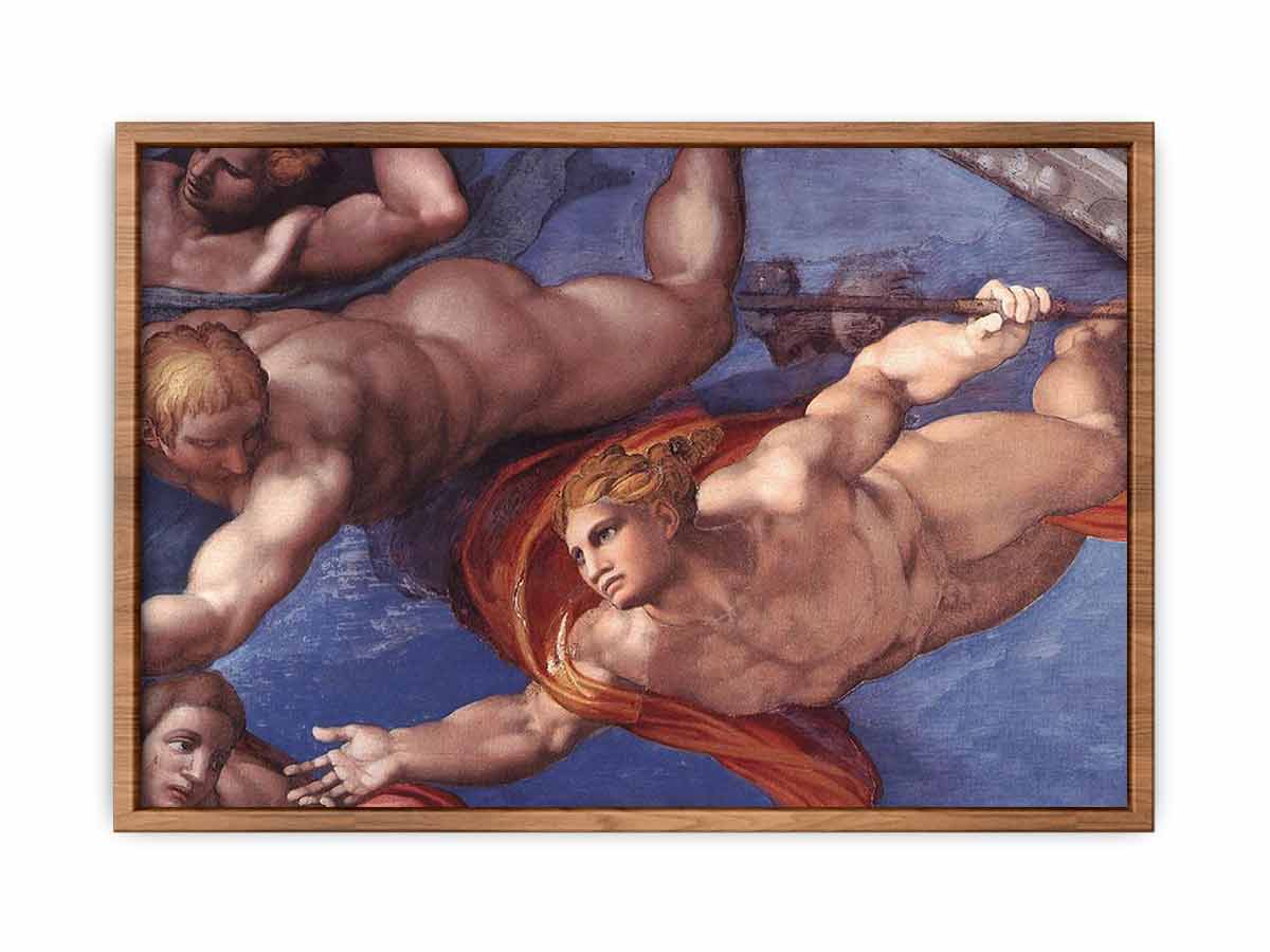The Last Judgment (detail) By Michelangelo Buonarroti