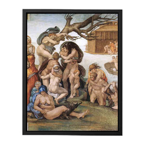 The Deluge (detail) By Michelangelo Buonarroti
