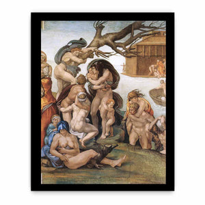 The Deluge (detail) By Michelangelo Buonarroti