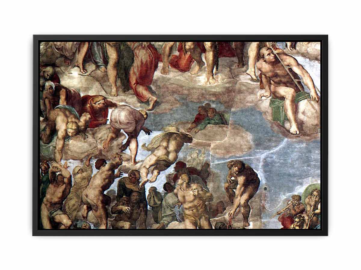 The Last Judgment (detail) By Michelangelo Buonarroti