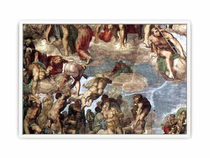 The Last Judgment (detail) By Michelangelo Buonarroti