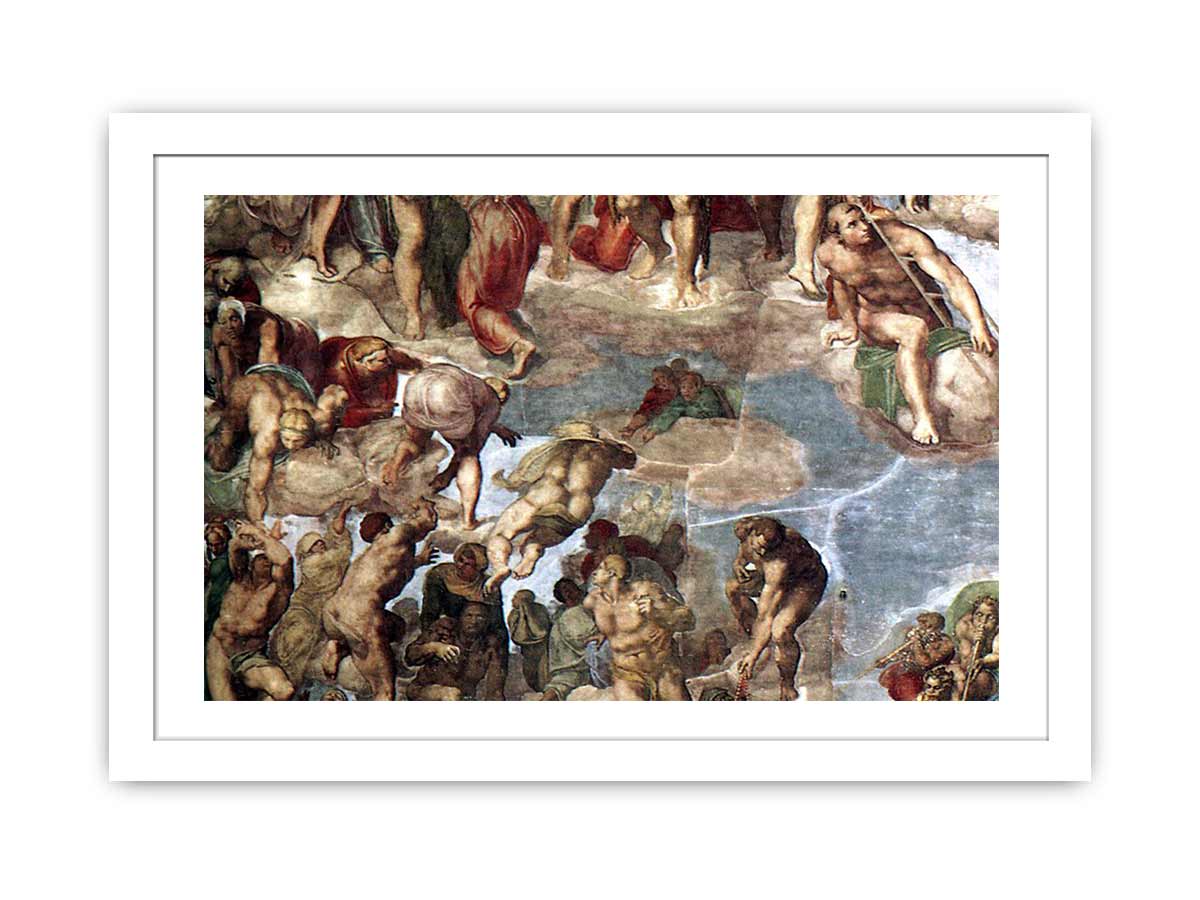 The Last Judgment (detail) By Michelangelo Buonarroti