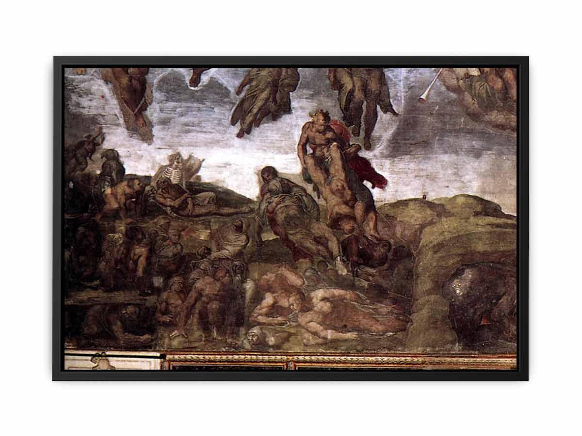 The Last Judgment (detail) By Michelangelo Buonarroti