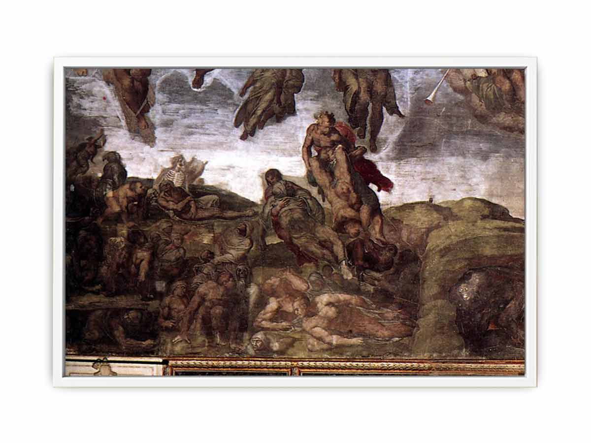 The Last Judgment (detail) By Michelangelo Buonarroti