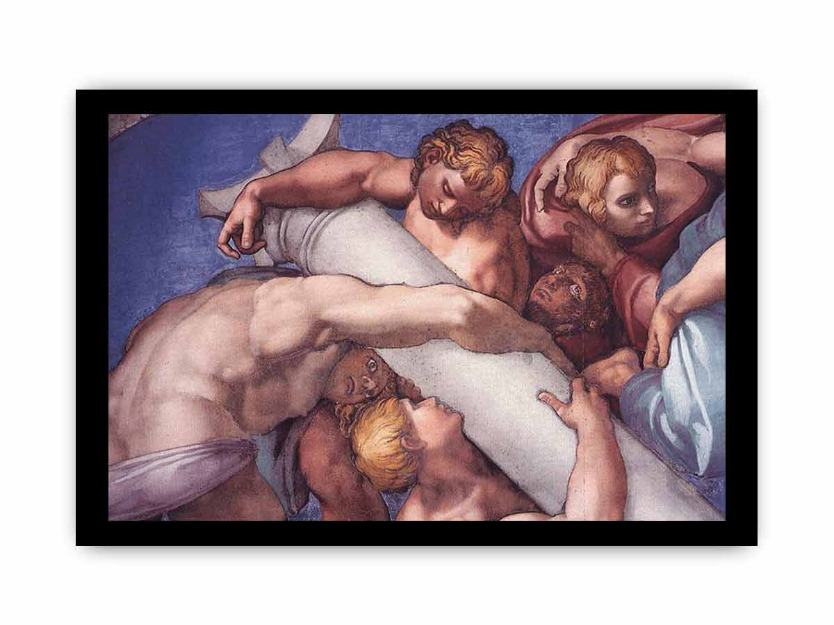 The Last Judgment (detail) By Michelangelo Buonarroti