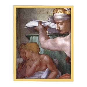 The Libyan Sibyl (detail) By Michelangelo Buonarroti