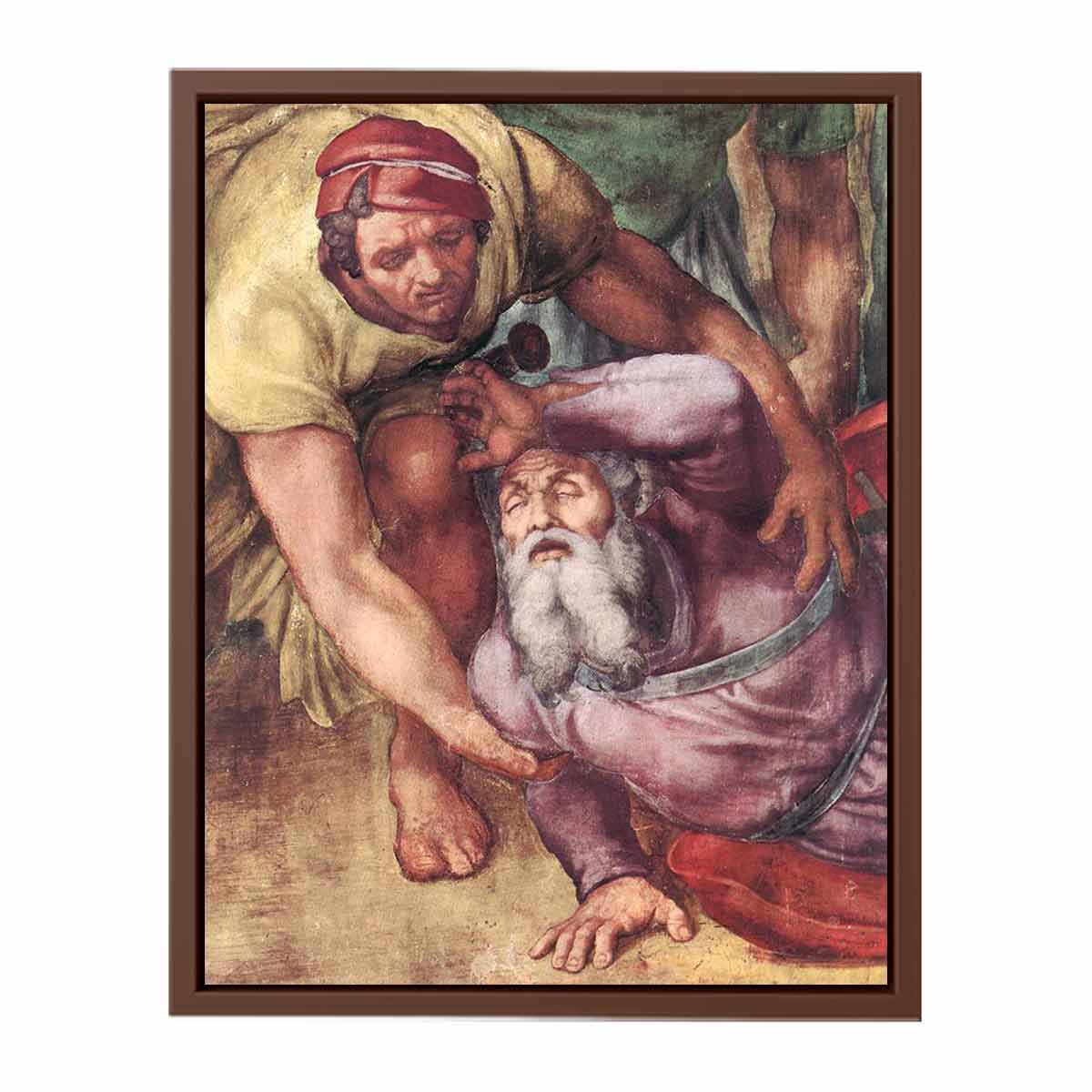 The Conversion of Saul (detail) By Michelangelo Buonarroti