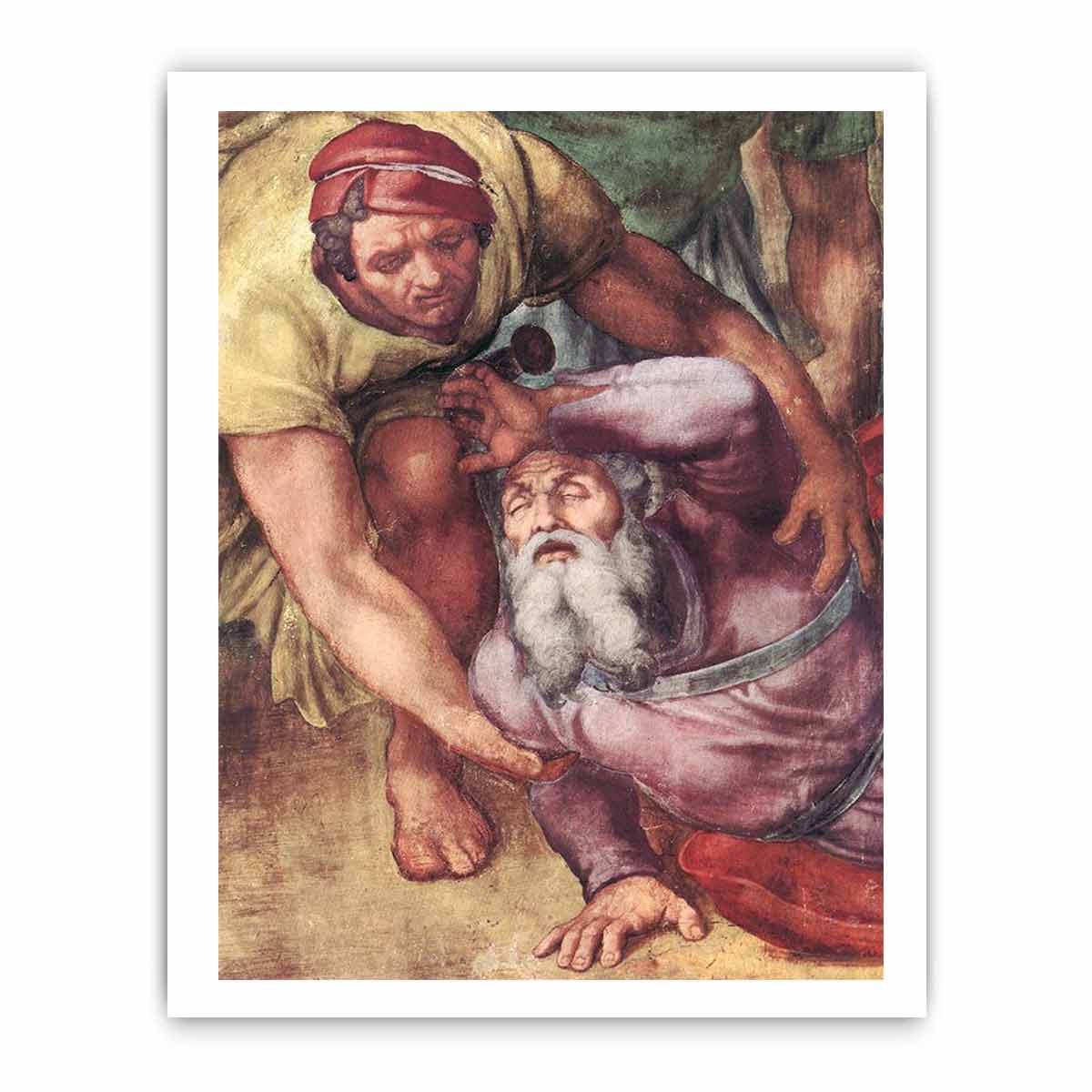 The Conversion of Saul (detail) By Michelangelo Buonarroti