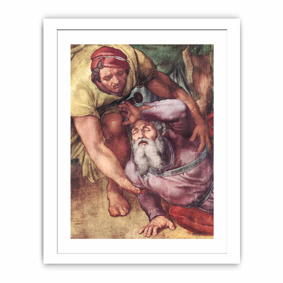 The Conversion of Saul (detail) By Michelangelo Buonarroti