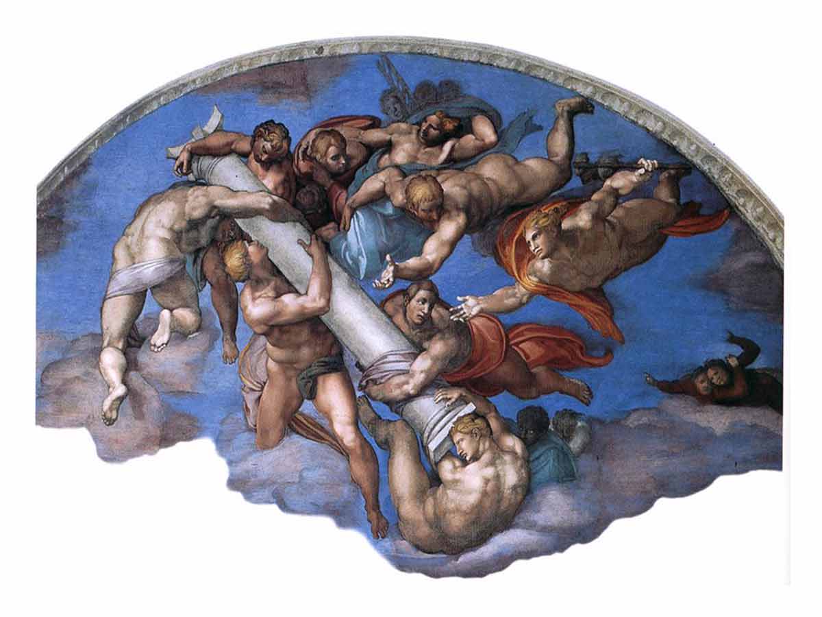 The Last Judgment (detail) By Michelangelo Buonarroti