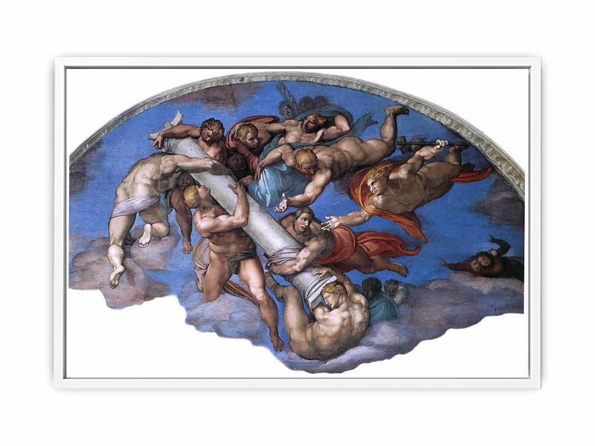 The Last Judgment (detail) By Michelangelo Buonarroti
