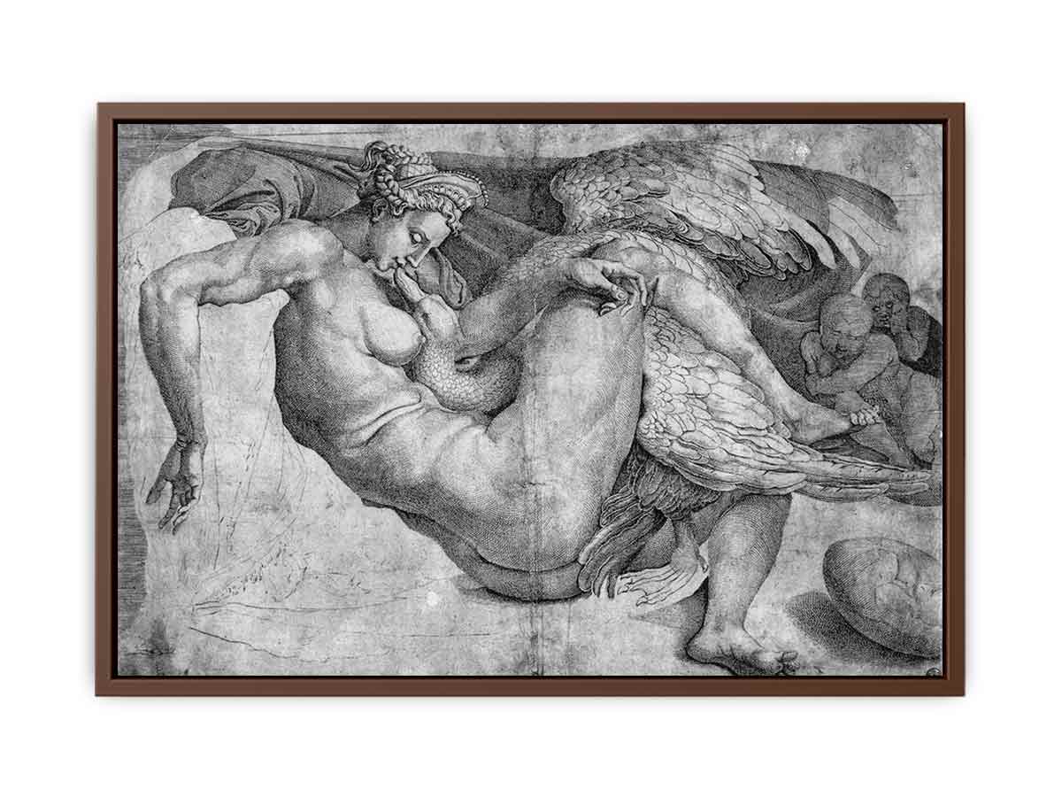 Leda and the Swan By Michelangelo Buonarroti