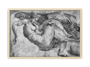 Leda and the Swan By Michelangelo Buonarroti