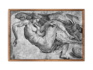 Leda and the Swan By Michelangelo Buonarroti