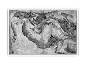 Leda and the Swan By Michelangelo Buonarroti