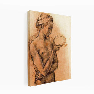 Study of a Kneeling Nude Girl for The Entombment By Michelangelo Buonarroti