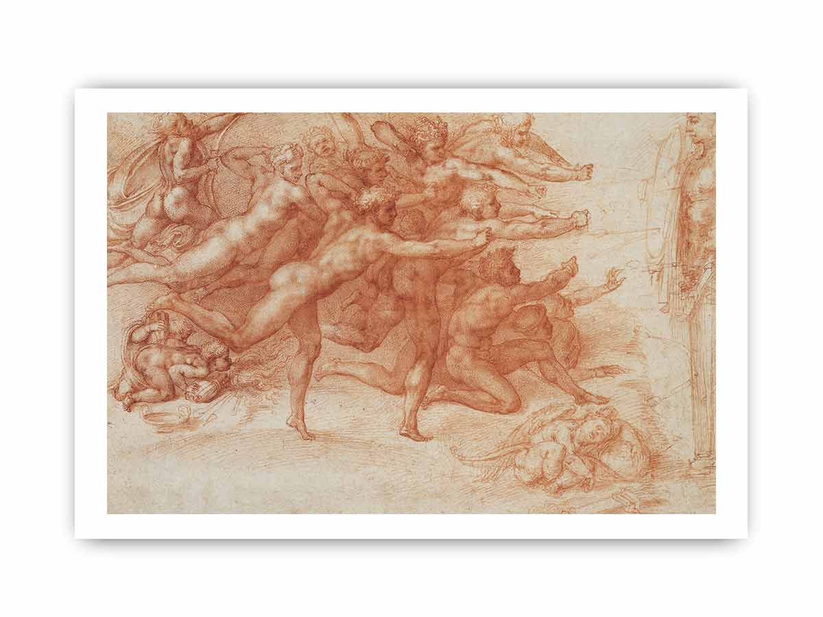 Archers shooting at a herm By Michelangelo Buonarroti