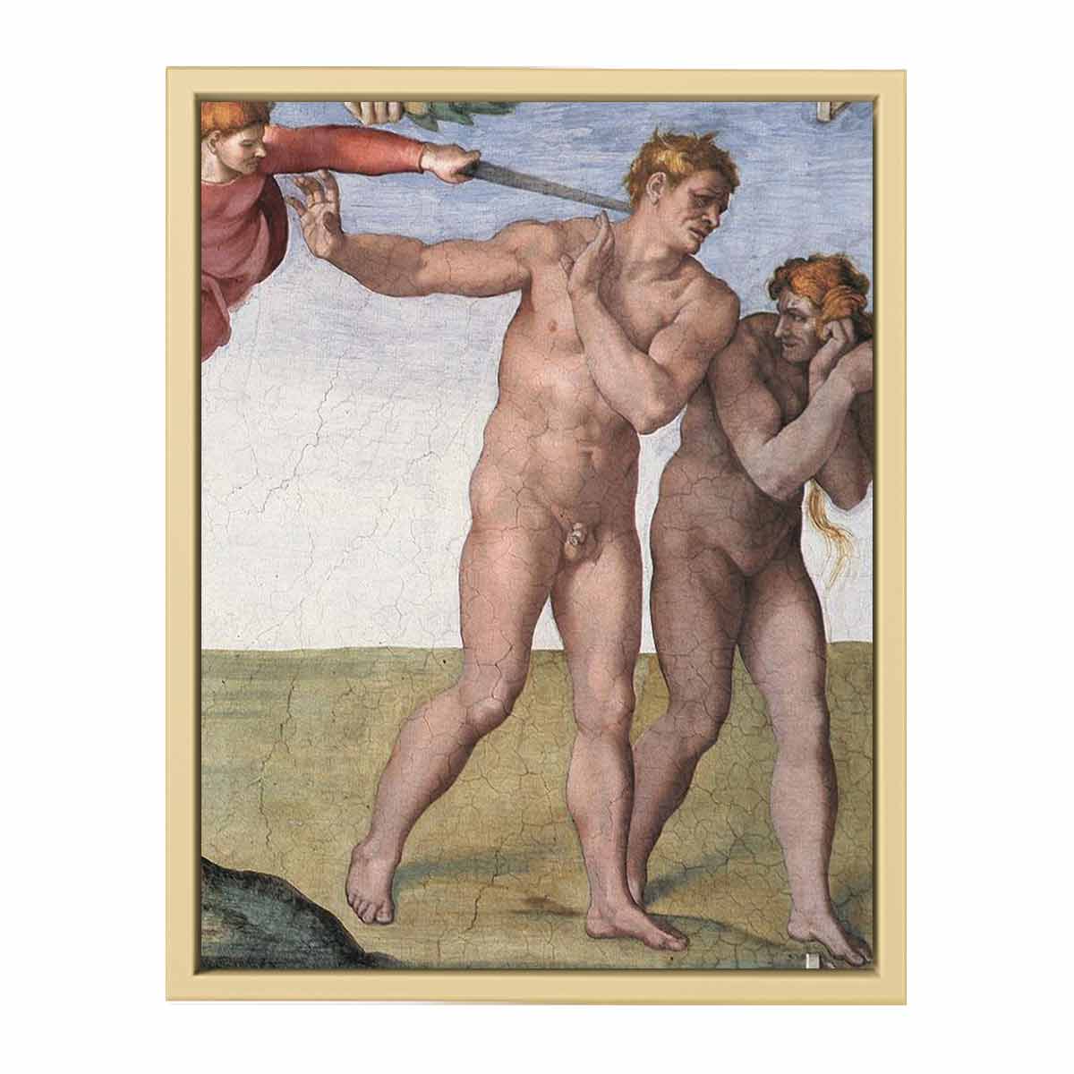 Expulsion from Garden of Eden By Michelangelo Buonarroti