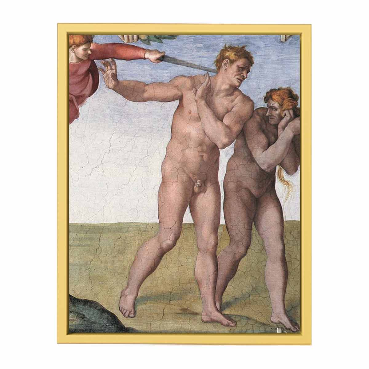 Expulsion from Garden of Eden By Michelangelo Buonarroti