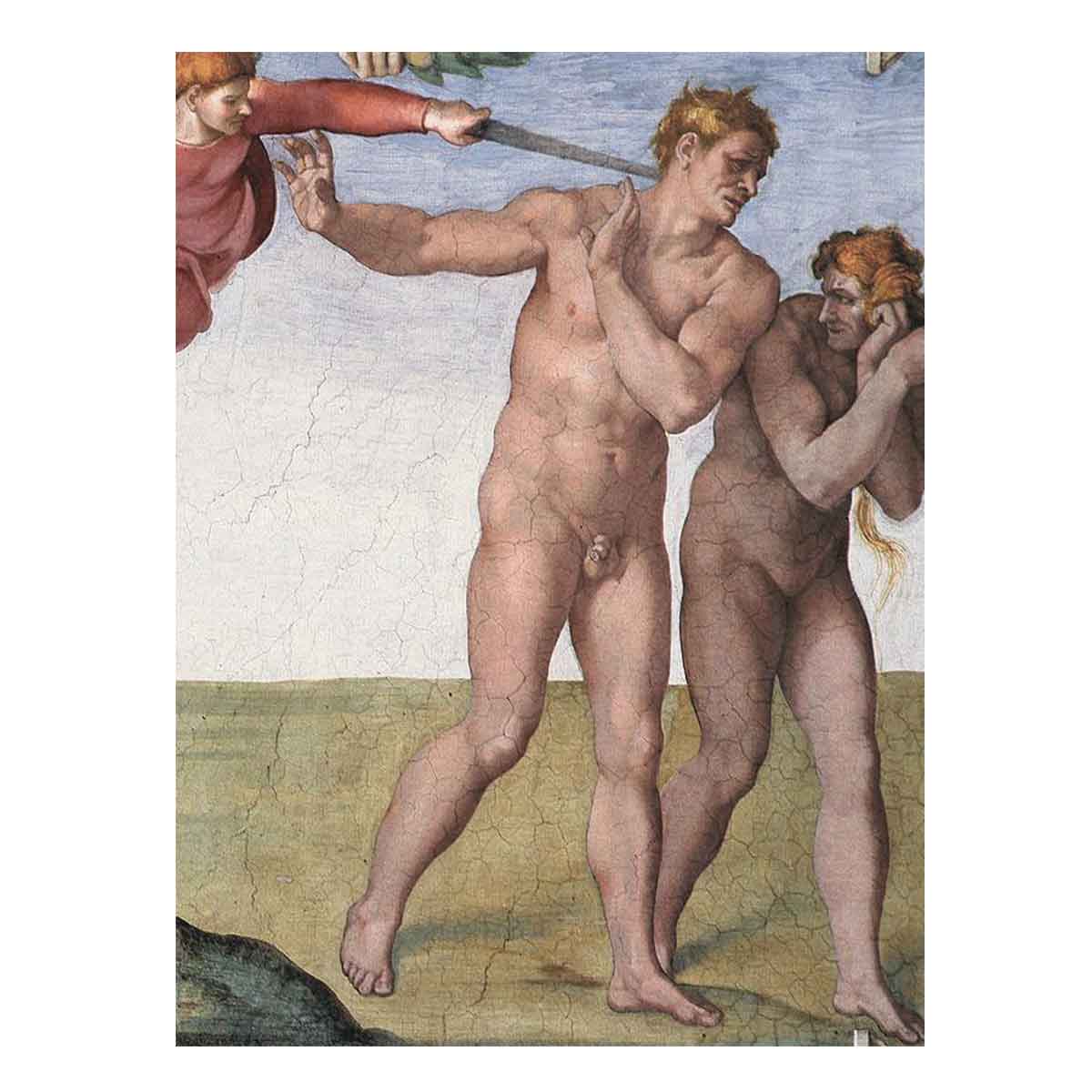 Expulsion from Garden of Eden By Michelangelo Buonarroti